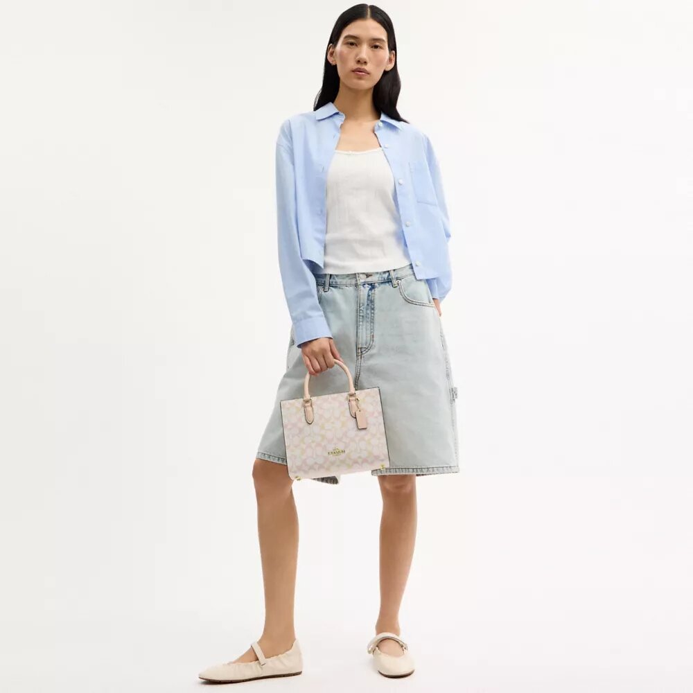 Signature Canvas Maggie Küçük Tote Çantası