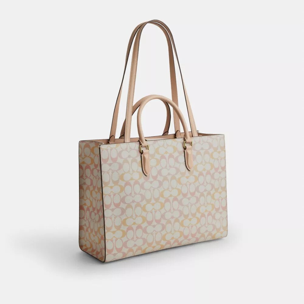 Signature Canvas Maggie Tote Çantası