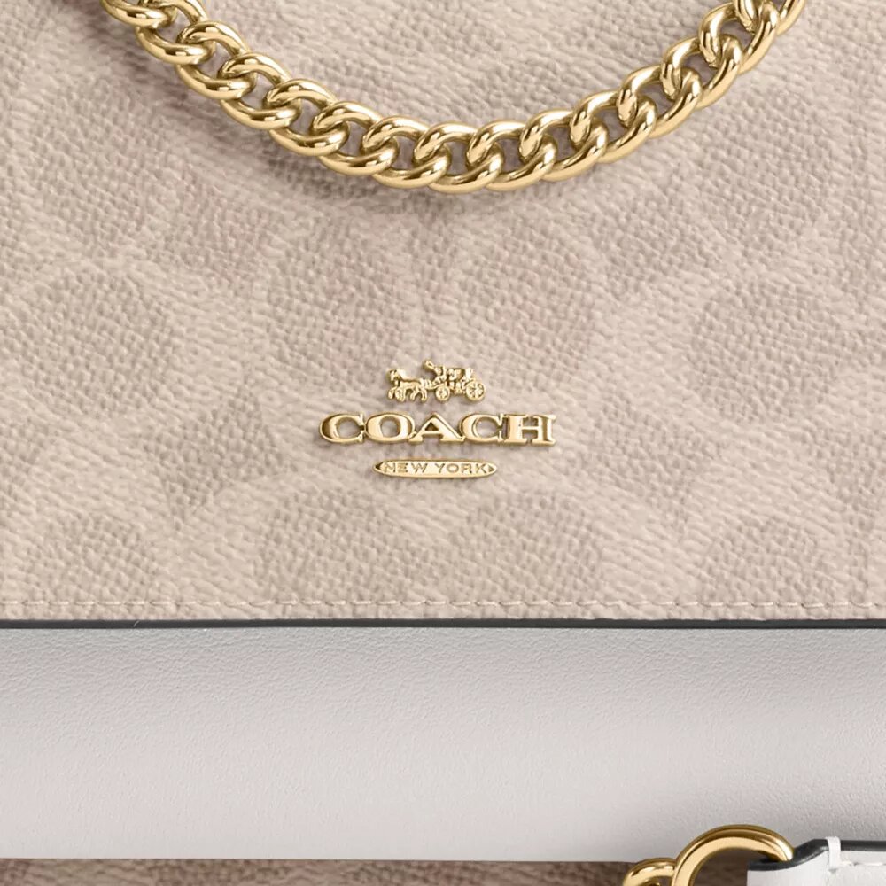 Signature Canvas Mini Klare Çapraz Çanta