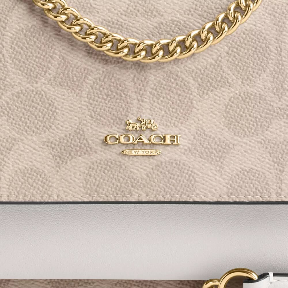 Signature Canvas Mini Klare Çapraz Çanta