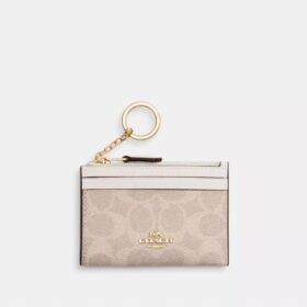 Signature Canvas Mini Skinny Kimlik Cüzdanı