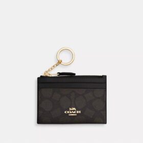 Signature Canvas Mini Skinny Kimlik Cüzdanı