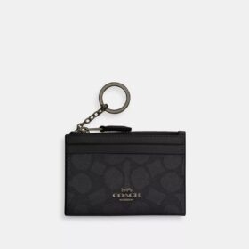 Signature Canvas Mini Skinny Kimlik Cüzdanı