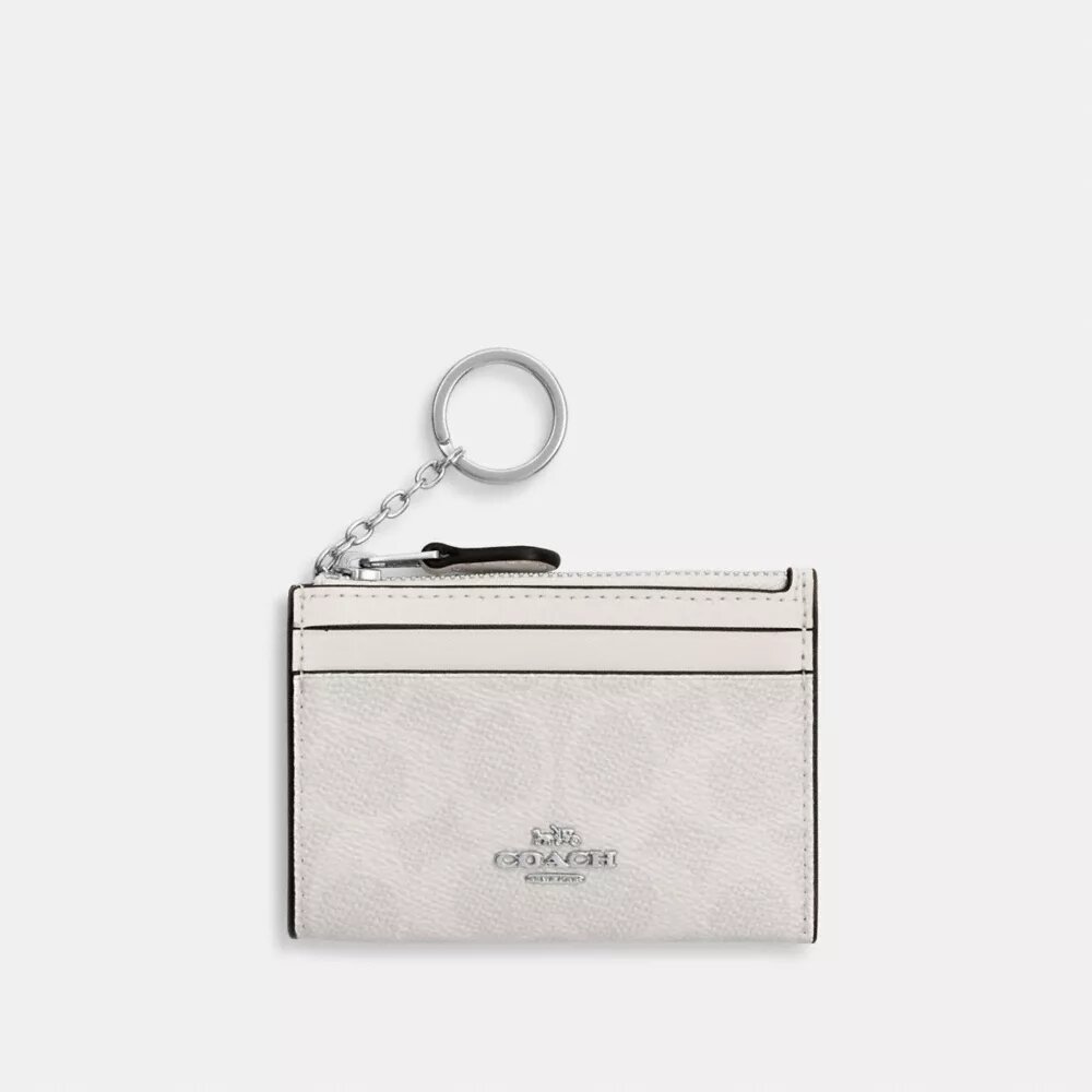 Signature Canvas Mini Skinny Kimlik Cüzdanı