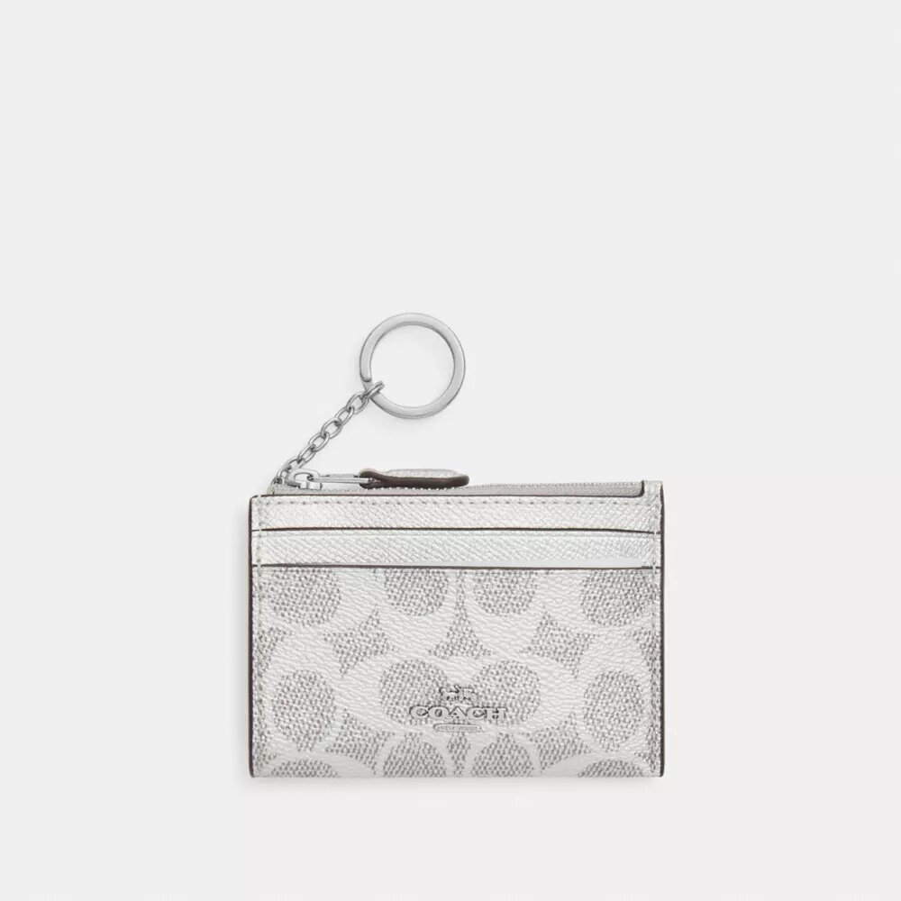 Signature Canvas Mini Skinny Kimlik Cüzdanı