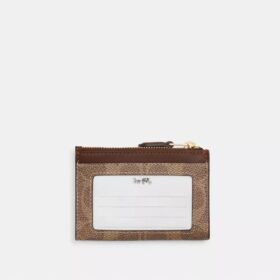 Signature Canvas Mini Skinny Kimlik Cüzdanı