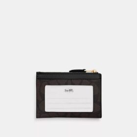 Signature Canvas Mini Skinny Kimlik Cüzdanı