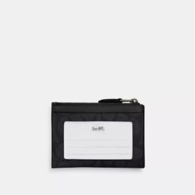 Signature Canvas Mini Skinny Kimlik Cüzdanı