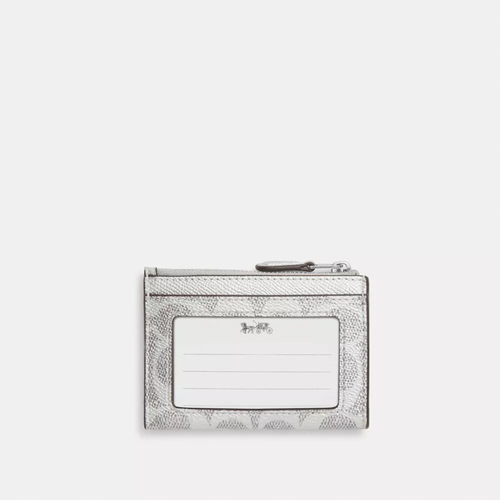 Signature Canvas Mini Skinny Kimlik Cüzdanı