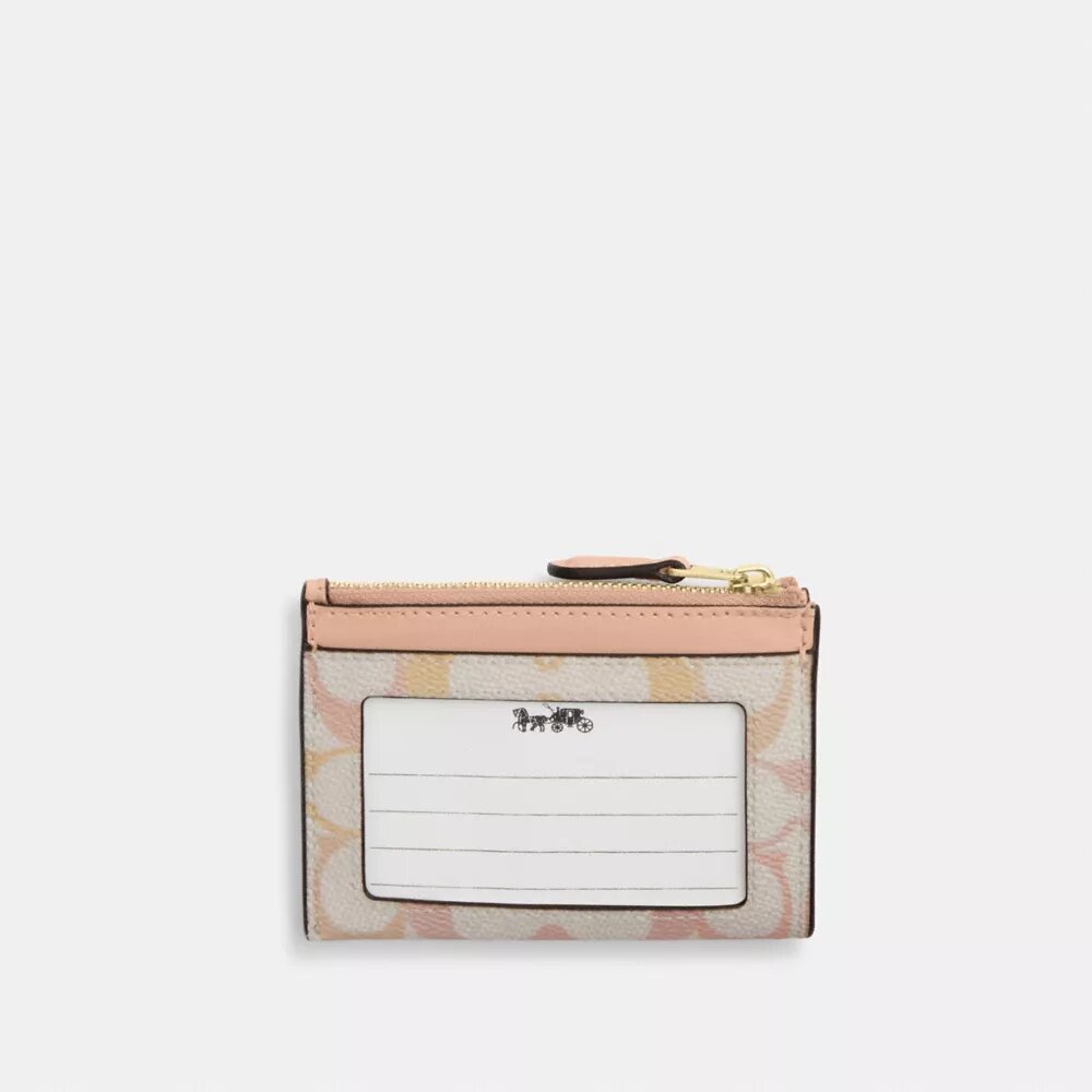 Signature Canvas Mini Skinny Kimlik Cüzdanı