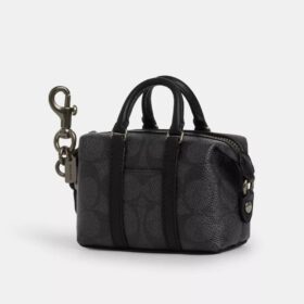 Signature Canvas Mini Trekker Çanta Süsü