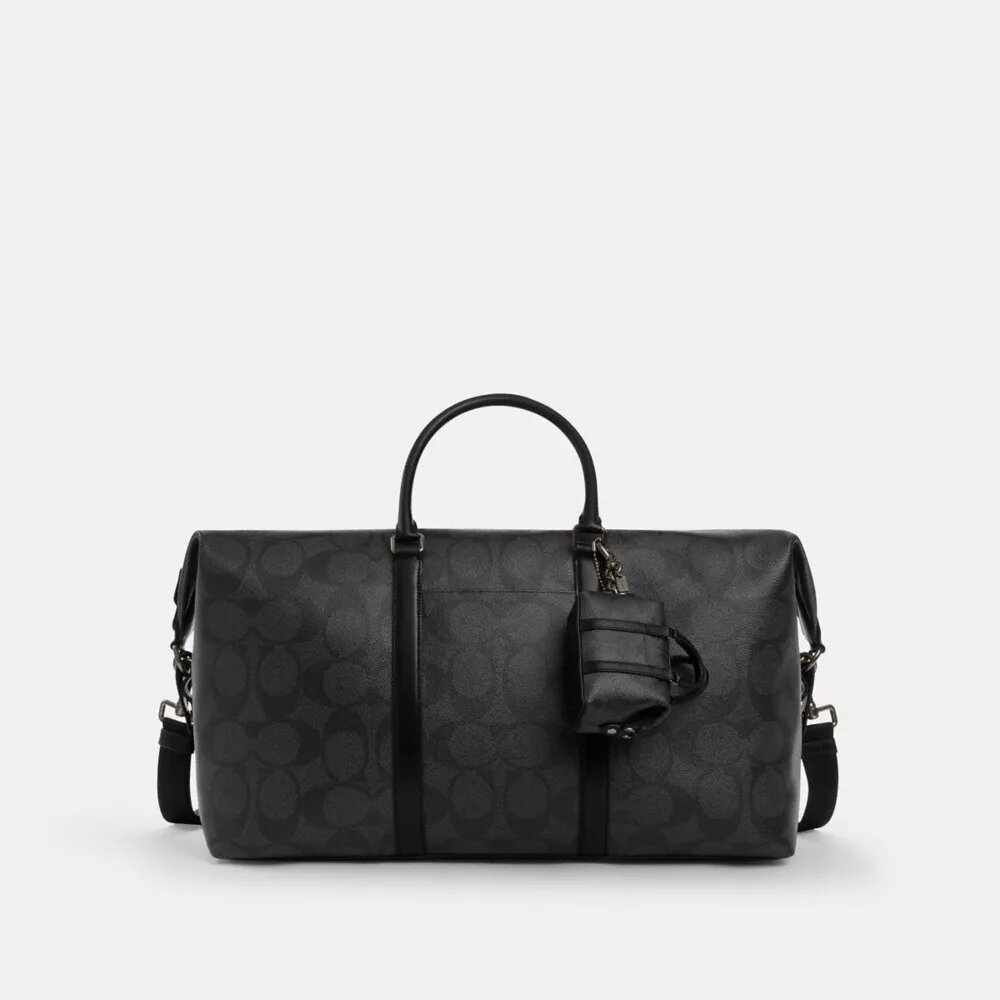 Signature Canvas Mini Trekker Çanta Süsü