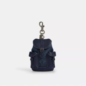 Signature Canvas Mini Warner Sırt Çantası Çanta Süsü