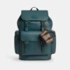 Signature Canvas Mini Warner Tote Çanta Süsü