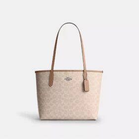 Signature Canvas Orta Boy Şehir Tote Çantası