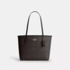 Signature Canvas Orta Boy Şehir Tote Çantası