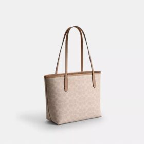 Signature Canvas Orta Boy Şehir Tote Çantası