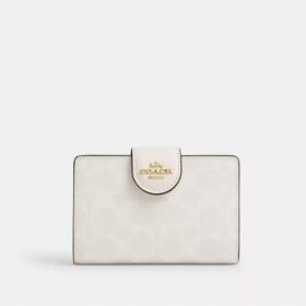Signature Canvas Orta Boy Köşeli Fermuarlı Cüzdan