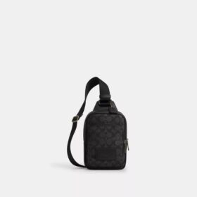 Signature Canvas Racer Sling Çanta