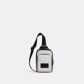 Signature Canvas Racer Sling Çanta