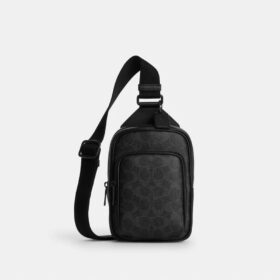 Signature Canvas Racer Sling Çanta