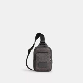 Signature Canvas Racer Sling Çanta