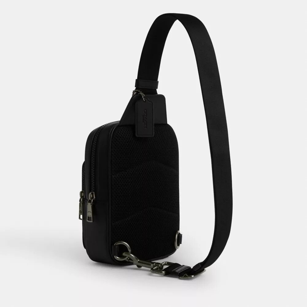 Signature Canvas Racer Sling Çanta