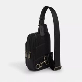 Signature Canvas Racer Sling Çanta