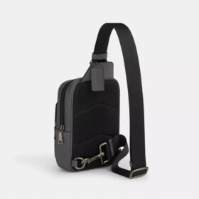Signature Canvas Racer Sling Çanta