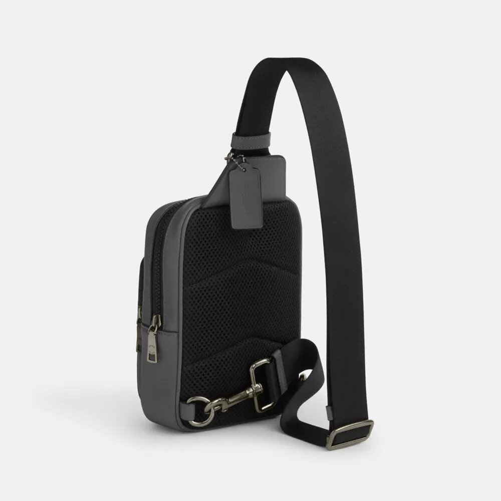 Signature Canvas Racer Sling Çanta