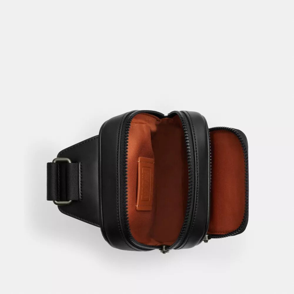 Signature Canvas Racer Sling Çanta