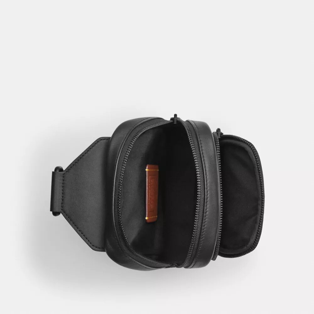 Signature Canvas Racer Sling Çanta