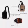 Signature Canvas Racer Sling Çanta