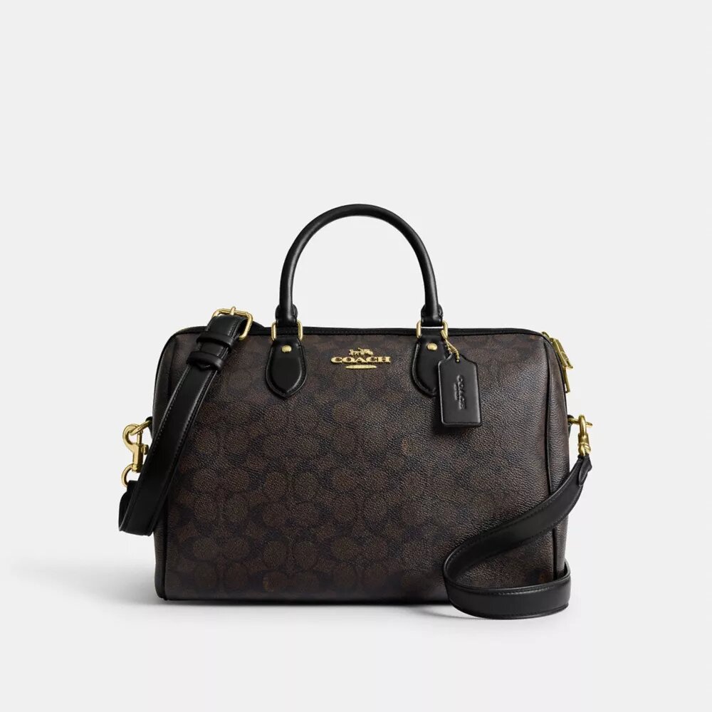 Signature Canvas Rowan Büyük Satchel Çanta