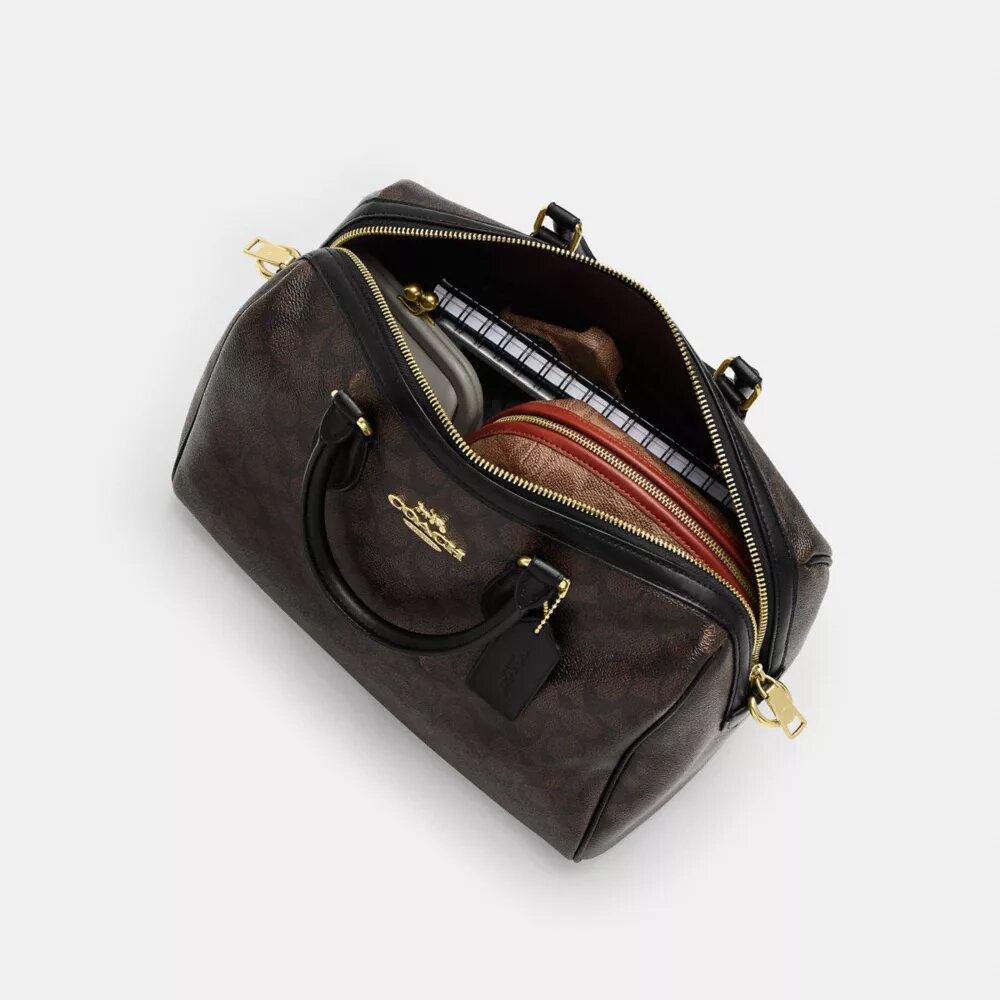 Signature Canvas Rowan Büyük Satchel Çanta
