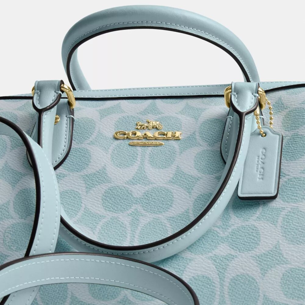 Signature Canvas Rowan Satchel Çanta