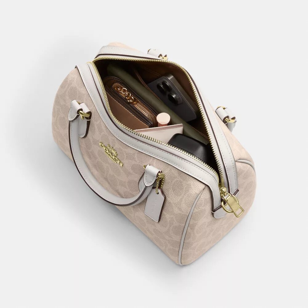 Signature Canvas Rowan Satchel Çanta