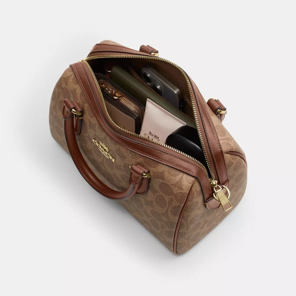 Signature Canvas Rowan Satchel Çanta