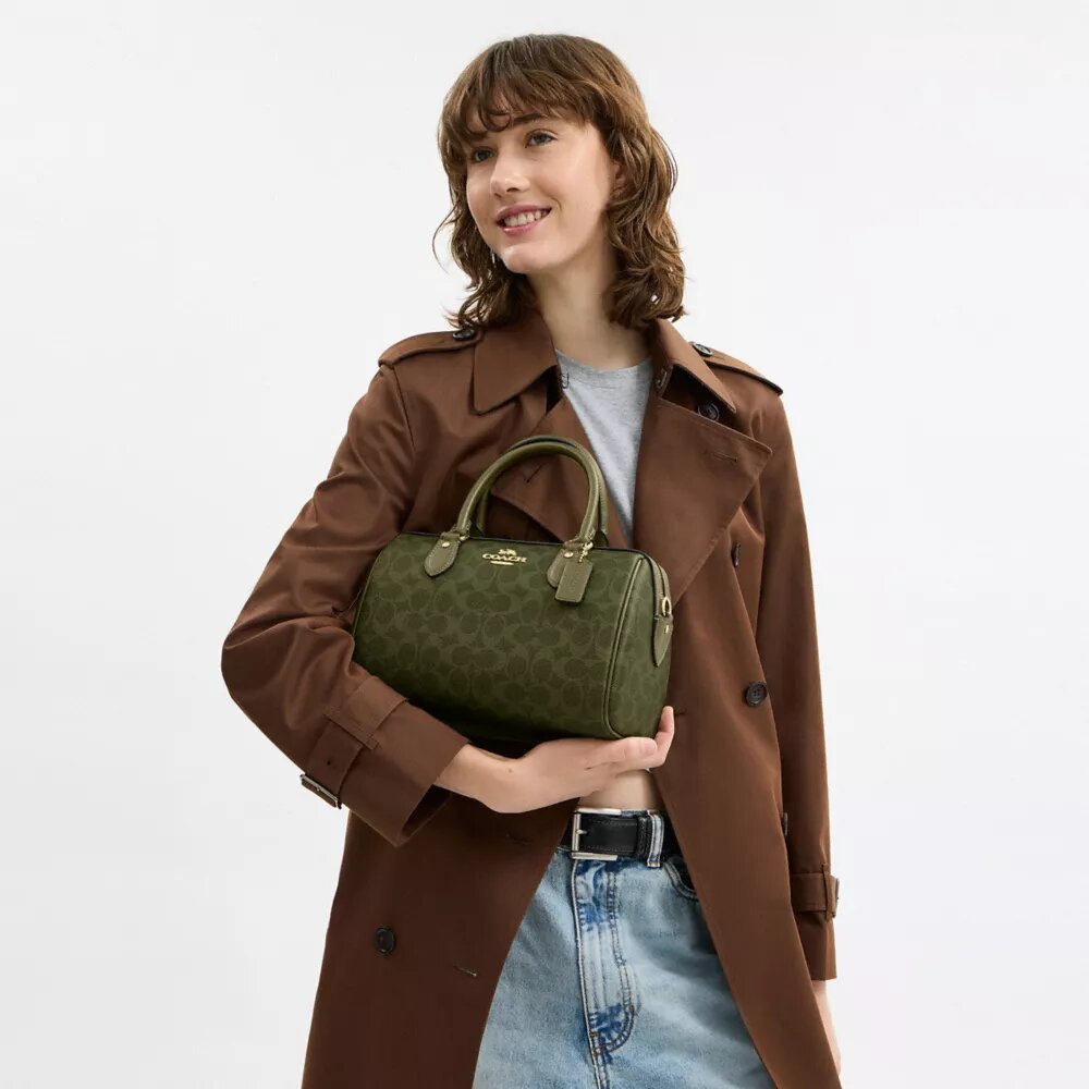 Signature Canvas Rowan Satchel Çanta