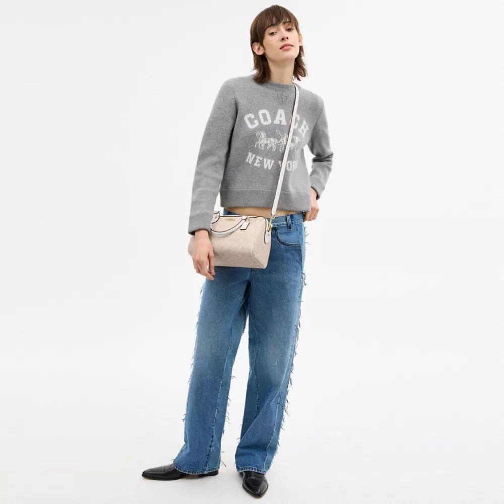 Signature Canvas Rowan Satchel Çanta
