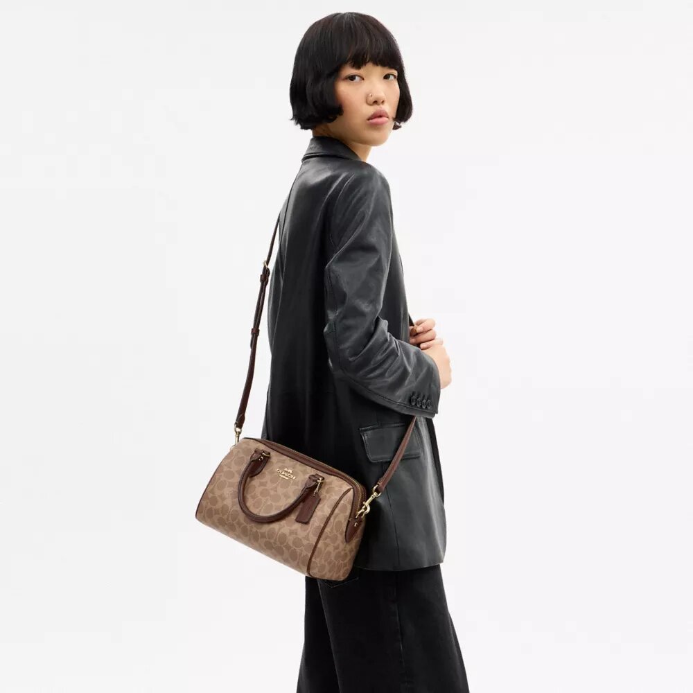 Signature Canvas Rowan Satchel Çanta