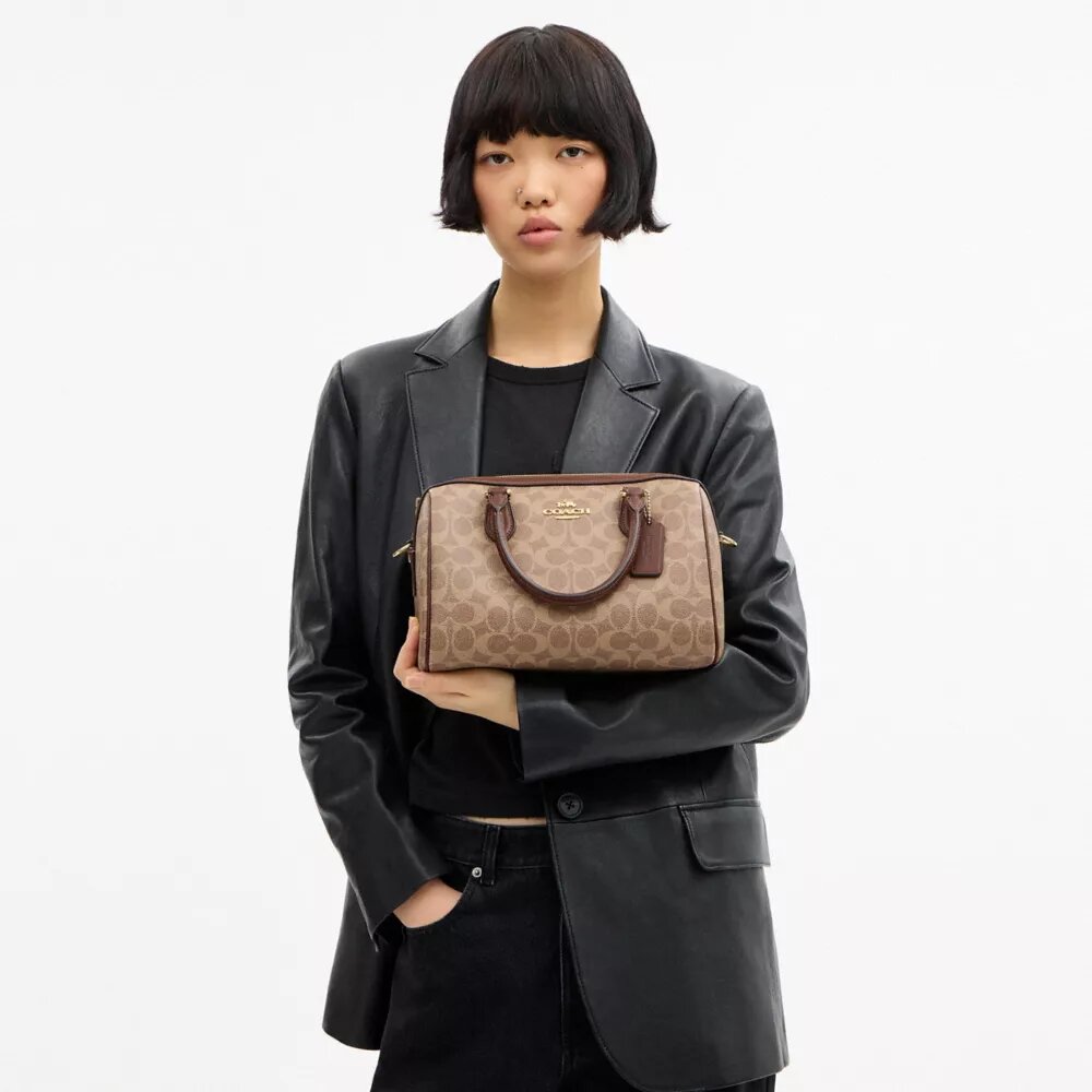 Signature Canvas Rowan Satchel Çanta