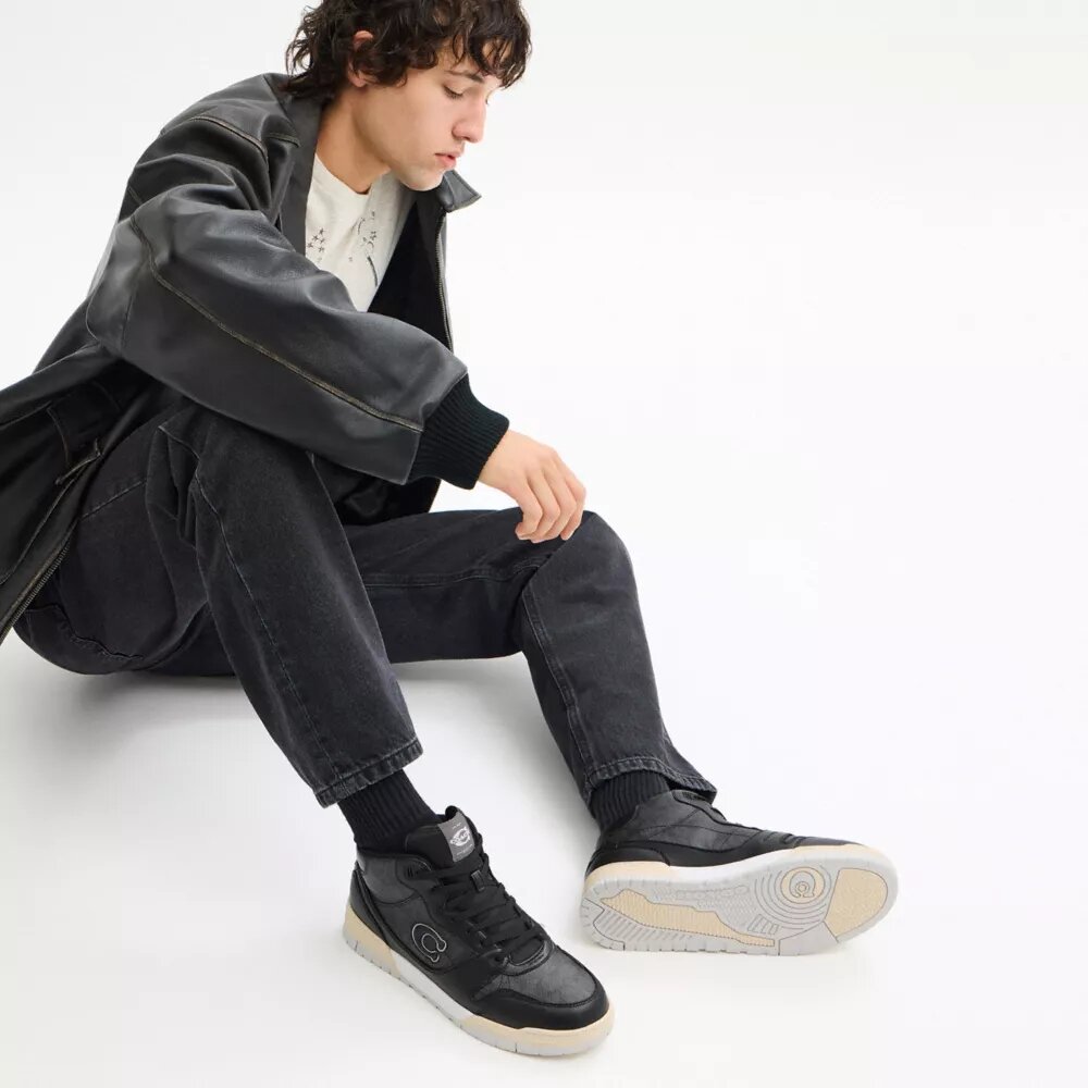 Signature Canvas Soho Orta Bilekli Sneaker'lar
