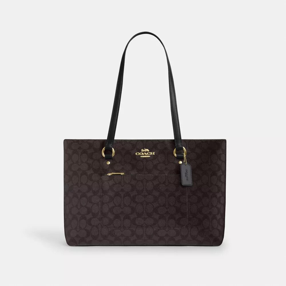 Signature Canvas Station Tote Çantası