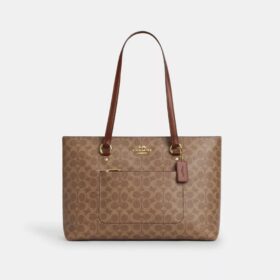 Signature Canvas Station Tote Çantası