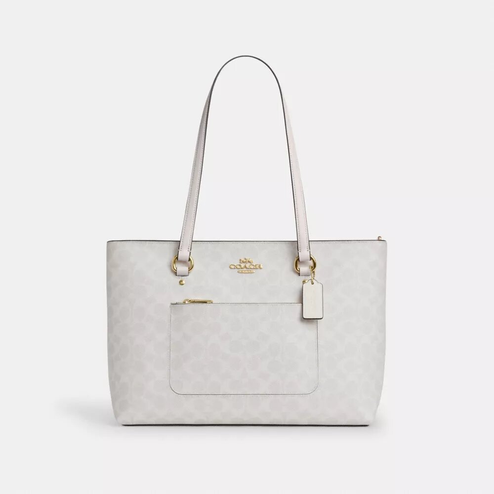 Signature Canvas Station Tote Çantası