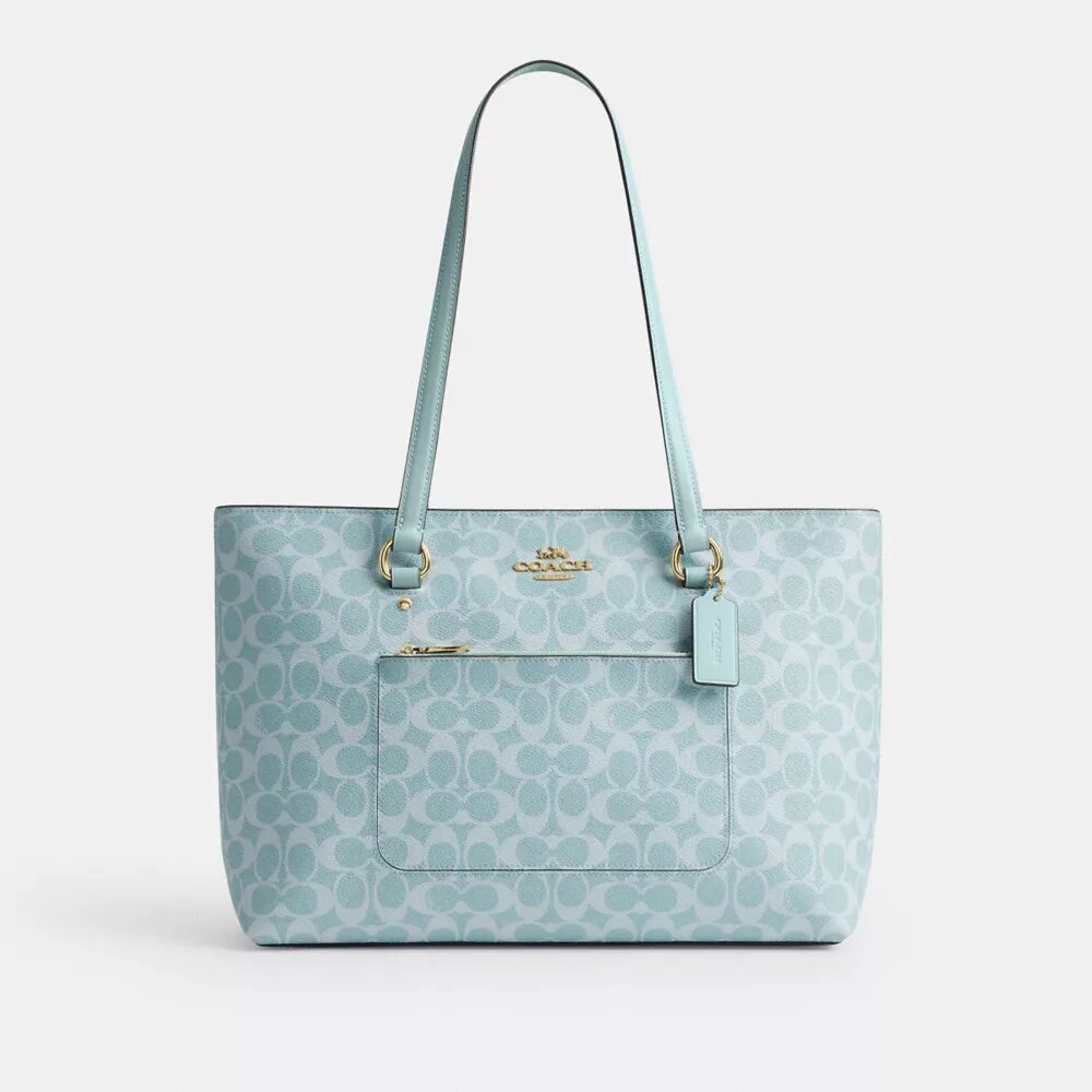 Signature Canvas Station Tote Çantası