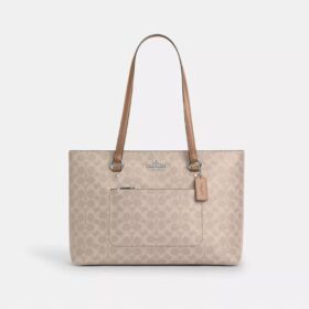 Signature Canvas Station Tote Çantası