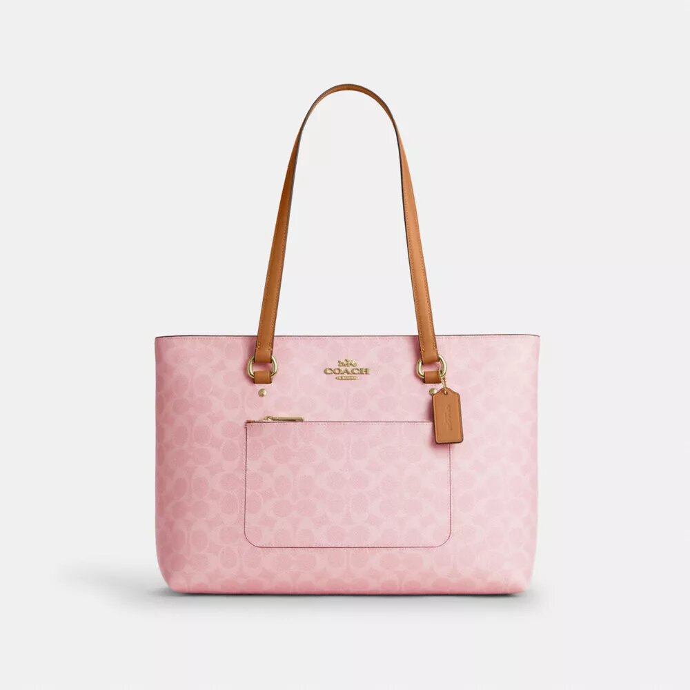 Signature Canvas Station Tote Çantası