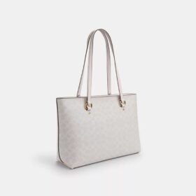Signature Canvas Station Tote Çantası